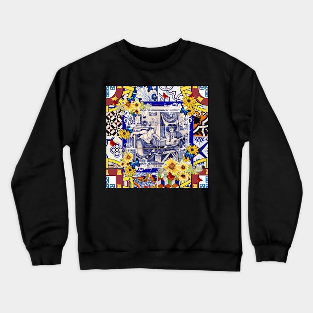 Portuguese fado Crewneck Sweatshirt by Azorean1963